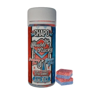 Gomitas Strawberry Ice + Bangin Berry (Sativa) - Chapo Double Stacks